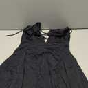 BEAGIMEG Women's Sexy Bodycon Sleeveless Halter Tie up Back Backless Deep V A-line Club Party Mini Dress, Size XL