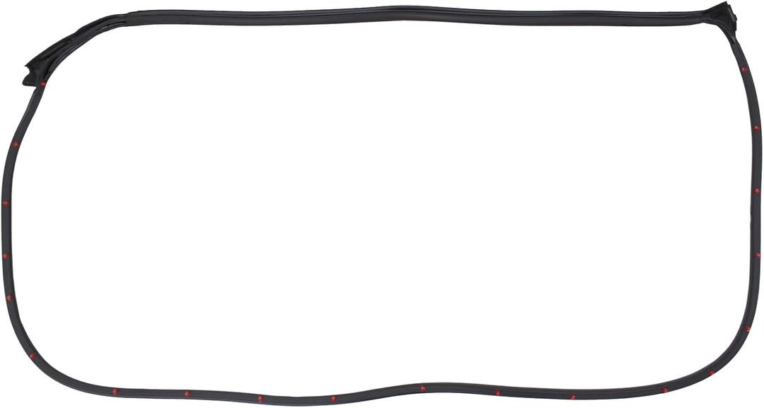 ApplianPar Front Driver Side Door Seal Rubber Gasket Weatherstrip for Honda Civic 2016-2021