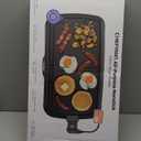 Chefman XL Electric Griddle with Removable Temperature Control, Immersible Flat Top Grill, Burger, Eggs, Pancake Griddle, Nonstick Extra Large Cooking Surface, Slide Out Drip Tray, 10 x 20 Inch