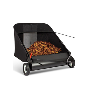 Suchtale Upgrade 42-inch Tow Lawn Sweeper for Leaves & Grass,21cu.Ft. Leaf Collector with Large Capacity,Adjustable Sweeping Height for Yard,Lawn,Farm,Sidewalk,Yard Sweeper,4 Spinning Brushes