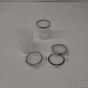 Overnight Oats Containers with Lids, 4 Pack 13oz Overnight Oats Jars, Plastic Mason Jars, BPA Free, Portable, Leak Proof Oatmeal Containers for Yogurt, Soup, Cereal, Milk and Salad