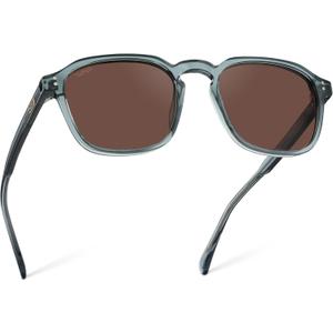 WearMe Pro Men's Polarized Square Sunglasses Wide Fit, Retro Style, UV400, Lightweight Frame for Driving & Daily Wear
