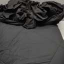 CozyLux Queen Comforter Set Black - Bed in a Bag Queen Size 7 Pieces, Luxury Soft Bed Set for All Seasons, Bedding Set with Down Alternative Comforter, Sheets, Pillowcases & Shams