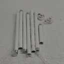 Shower Curtain Rod, 1" Diameter Heavy Duty Tension Shower Rod, Non Slip Adjustable 28-102 inch No Drilling Shower Curtain Rods Spring Tension For Bathroom, Shower Stall, No Rust, White