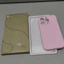 Magnetic for iPhone 14 Pro Case, Compatible with MagSafe, [Full Camera Protection][Screen Protector] Silicone Shockproof Protective Phone Case for iPhone 14 Pro 6.1", Chalk Pink