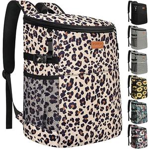 Camping Cooler Backpack 30 Cans, Soft Backpack Coolers Insulated Leak Proof Travel Cooler Bag Waterproof Lunch Picnic Beach Work Trip Thermal Bag Drink Beverage Beer Bag Cooler