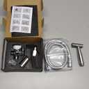 SassyAstra Handheld Toilet Bidet Sprayer — Adjustable Water Pressure, with Hose, Feminine & Pet Wash Kit, Bathroom Hygiene Attachment for Cloth Diaper Cleaning (Easy to Install, Stainless Steel)