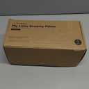 Toddler Pillow with Pillowcase - 13x18 My Little Dreamy Kids Travel Bed Pillows for Sleeping, Organic Cotton Small Pillowcase, Soft & Breathable, Machine Washable, Toddlers 2-5 Years Old (Soft White)