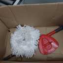 O-Cedar EasyWring Microfiber Spin Mop, Bucket Floor Cleaning System, Red, Gray, Standard