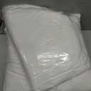 Oubonun 18 x 18 Outdoor Pillow Inserts (Pack of 2) - Square Waterproof Throw Pillow - Decorative Throw Pillows Insert for Couch Sofa Bed Patio Furniture - White Pillow