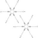 1 Pair Tire Chain Tensioners, Trunk Spring Tighteners, Garden Tractor Tire Chain Tighteners (2pcs)