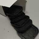 8 Pack Furniture Risers 1 Inch, Adjustable Bed Risers Heavy Duty for Table Desk Couch Chair Sofa Cabinet Bed Legs Dorm, Square Stackable Bed Raisers Blocks Lift Height 1", 2" or 3", Black (Grey)