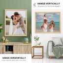18x22 Picture Frame, Natural Wood Poster Frame, Home Decor Natural Gallery Frames, Horizontal or Vertical Format, Sturdy, Plexiglass, Large Wall Decor, for Photos, Artworks, Posters, 18x22in