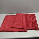 MIULEE Pack of 2 Red Velvet Pillow Covers Decorative Square Pillowcase Soft Solid Cushion Cases Holiday Home Decor for Sofa Couch Bedroom Car 18x18 Inch