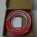 Flexible Quarter Round Molding, 158 Inch Peel and Stick Rubber Quarter Round Trim Molding with Self Adhesive, Waterproof Bendable Molding Trim for Wall Edge Corner,Staircase Cabinet Edge,White