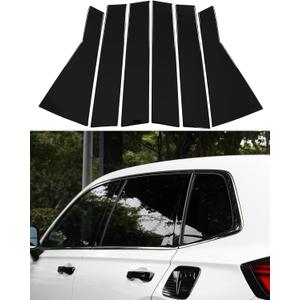 for Honda CR-V 2023 2024 2025 2026 Gloss Black Window Pillar Post Trims, Center Pillar Covers for CRV LX EX EX-L Sport Hybrid Sport-L Sport Touring