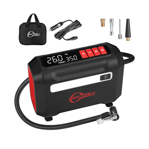 R8 Tire Inflator Portable Air Compressor, DC 12V Air Compressor Portable with Large Dual Digital Screen, 3X Faster Inflation Air Pump for Car, Bike, Ball, Motor