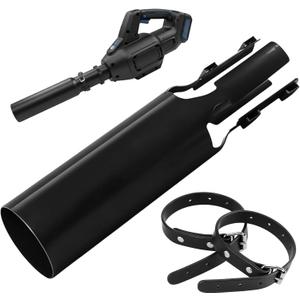 Leaf Blower Booster, Leaf Blower Attachment for Enhanced Airflow, Leaf Blower Air Booster Attachment, Compatible with Most Leaf Blowers, Black