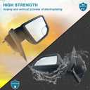 Left driver Side Door Mirror with Blind Spot Glass Power Fits 2015-2020 Ford F150 Without Turn Signal Light Non-Heated (3Pins) Replaces: ‎FL3Z17683AK