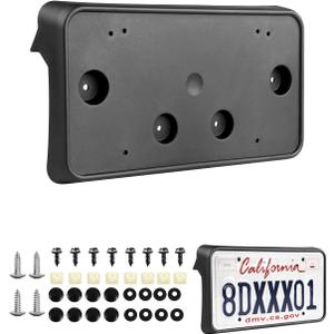 License Plate Bracket Silverado 1500 2019 2020 2021 2022 2023 2024 2025 2026 Front License Plate Frame Black Car Accessories Replacement 84428905 GM1068200