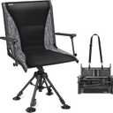 Kalkal Swivel Hunting Chair, 400lbs Capacity Silent Hunting Blind Chair