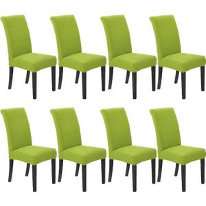 Howhic Stretch Chair Covers for Dining Room Set of 8, Removable Washable Dining Room Chair Covers, Dining Chair Slipcovers Seat Protector, Great Decor for Home and Banquet (Apple Green, 8 Pack) Howhic Stretch Chair Covers for Dining Room Set of 8, Removable Washable Dining Room Chair Covers, Dining Chair Slipcovers Seat Protector, Great Decor for Home and Banquet (Apple Green, 8 Pack)