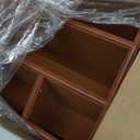 Mail Organizer Countertop, Mail Organizer, Mail Sorters, Magazine File Holder, Desk Organizer and Accessories, Dark Brown