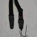 Adjustable Pure Cotton Electric Guitar Strap Belt for Acoustic Guitar Bass Musical Instrument Accessories (Black)