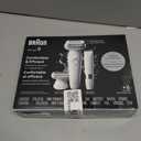 Braun Silk-pil 9 Epilator, Pivoting Head, Wet and Dry, Includes Body Trimmer, Shaver Head and Trimmer Comb, SES9-441