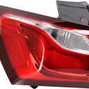 Lathsy LED Tail Light Assembly Compatible with Chevy Equinox 2018 2019 2020 Outer Left Driver Side Taillight Replace 84769837 (Only Fit Factory LED Model)