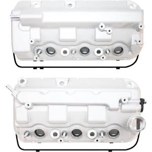 Aluminum Valve Covers Compatible with 2010-2012 Honda Crosstour 2008-2012 Honda Accord 2012-2014 Acura TL 3.5L V6 Replace# 12310R70A00 12320R70A00