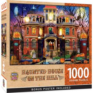 MasterPieces 1000 Piece Halloween Jigsaw Puzzle - Haunted House on The Hill - 19.25"x26.75"