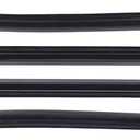 MOTOKU Front and Rear Door Window Outer Weatherstrip Belt Molding Seal kit for Toyota Tacoma 2005-2016