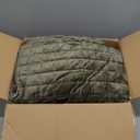 RECYCO Luxury Velvet Quilt Set Full Queen Size, Lightweight Velvet Comforter Set, Oversized Bedspread Coverlet Quilted Bedding Set, with 2 Matching Pillow Shams, for All Season, Olive Green