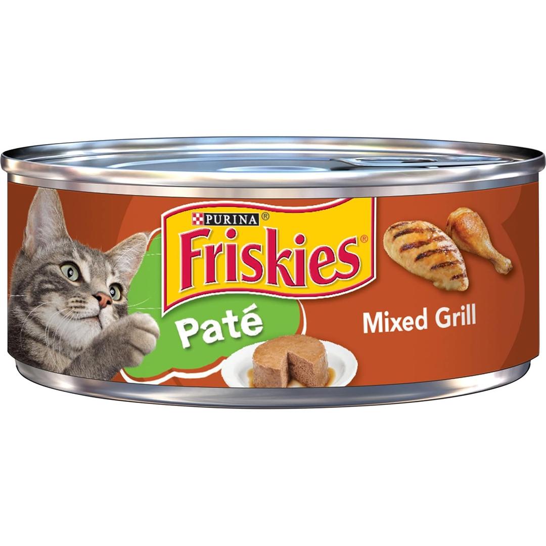 Friskies Classic Pate Mixed Grill, 5.5 Oz, BBD Aug 2027
