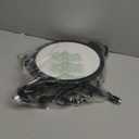 10X Magnifying Glass with Light, Real Glass Lens, 5 Color Modes Dimmable, Flexible Gooseneck Lighted Magnifier with Stand, LED Desk Lamp Hands Free for Crafts Painting Sewing Reading Close Work (Black)