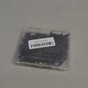 Black Oxide 100 PCS #12X1-1/2(1.5 inch) Stainless Steel Phillips Flat Head Wood Screws,Stainless Steel 18-8 A2(304) Screw,Home Screw Kit by QISHENG