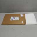 Simplebrand White Sheer Curtains 72 Inches Long 2 Panels for Living Room, Rod Pockets Airy Window Treatments Voile Sheer White Curtains Panels Lightweight for Front Back Patio Glass Door, 42" Width