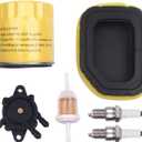 New Air Filter Oil Filter Kit Compatible With Kohler Courage SV710 SV715 SV720 SV730 SV735 SV740 23 HP Engine LX500 74381 74399 LT1045 LTX1046 MIU11943 Z510A Replace 32 083 03-S 32 789 01-S