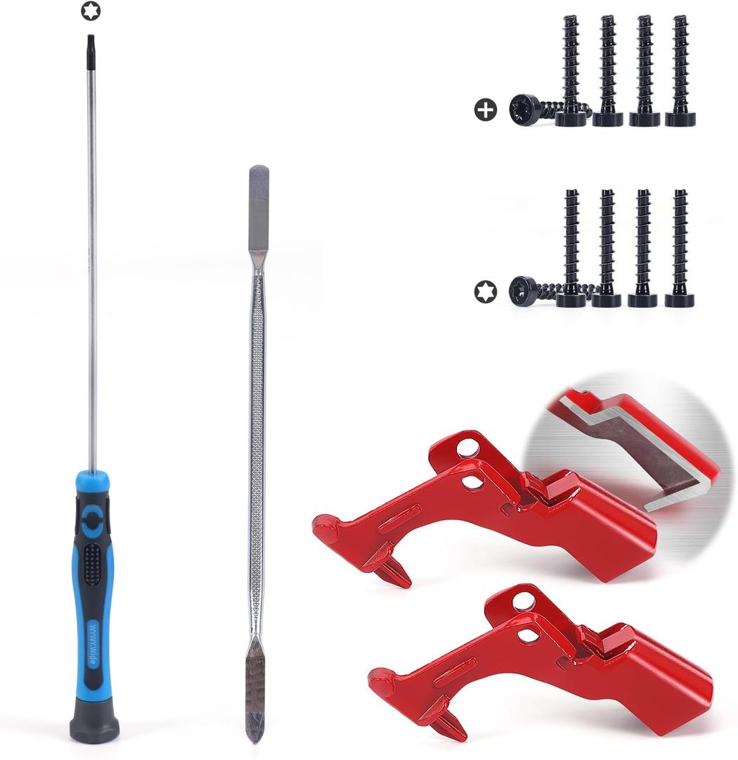 2PCS Metal Trigger Switch Button Compatible with Dyson V10 V11 SV12 SV14 Vacuum Cleaner Power Switch Button Replacement Parts with Repair Tools