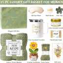 Birthday Gifts for Women Self Care Get Well Soon Gift Baskets, Spa Care Package Thinking of You Gift Set, Sympathy Inspirational Sunflower Mothers Day Easter Gifts for Women Her Mom Friend Sister Wife