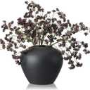 3 Pcs Plum Faux Berry Stems Artificial Dusty Sedum Berry Stems Picks Branches Faux Spray for DIY Holiday Farmhouse Home Mantel Harvest Decorations (16 Inch)