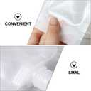 Travel Refillable Lotion Bags Set 15Pcs Empty Squeeze Containers for Shampoo Conditioner Creams Toiletries Skin Care Sample Storage (17pcs 50ml)