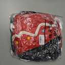 Novabright 2 Pcs Christmas Tree Cat Bed - Red & Green (1 Each), 15x16 Inches Small Size, Cotton Fleece Cave Bed with Non-Slip Bottom for 6 Lbs Kittens/Small Dogs