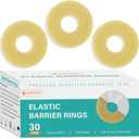 30 Pcs 4mm Ostomy Barrier Rings, Elastic Hydrocolloid Tape Cohesive Seals, Moldable Skin Extender, Ostomy Supplies for Colostomy, Ileostomy & Urostomy Bags