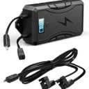 Ponkor Battery Pack for Reclining Furniture- 2500mAh Power Recliner Battery Rechargeable, Universal Furniture Battery Pack with 2-Pin Electric Cord for Lift Chairs Sofas- Power Supply