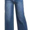 Guaile Womens High Waisted Stretchy Jeans - Wide Leg, Baggy, Loose, Trendy Jeans for Women - Blue, Short