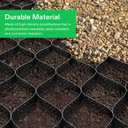 VIVOSUN 3 Depth Ground Grid, 9x17 ft, High-Density HDPE Geo Cell, 1885 lbs per sq ft Load, Foldable & Tensile, Easy Installation with Gloves, Perfect for Gardens, Driveways, Pathways, Slopes