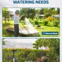 DEWENWlLS Sprinkler Timer, 4 Zone, Outdoor Faucet lrigation, Rain Delay & Manual, Programmable Water Hose Timer for Holiday, Garden, Lawn, Vegetable Gardening, Potted Flowers