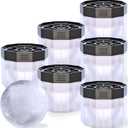 PREMIUM Ice Ball Molds (6-Pack), BPA Free 2.5 Inch Ice Spheres. Slow Melting Round Ice Cube Maker for Whiskey and Bourbon (Black)